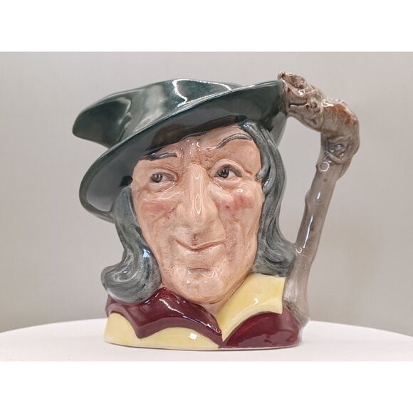 Vintage Royal Doulton English Porcelain 1953 D6462 Pied Piper Mug Toby Jug - Picture 1 of 9